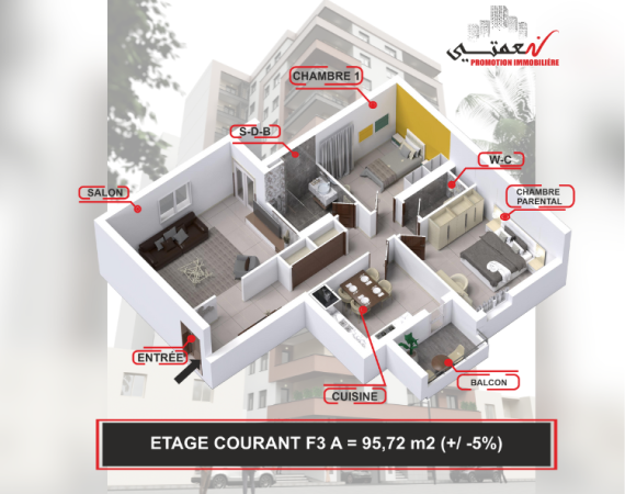 Appartement F3 (A)