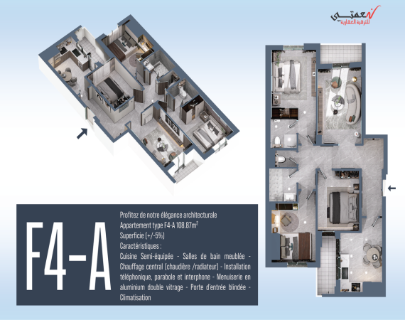 Appartement F4 (A)