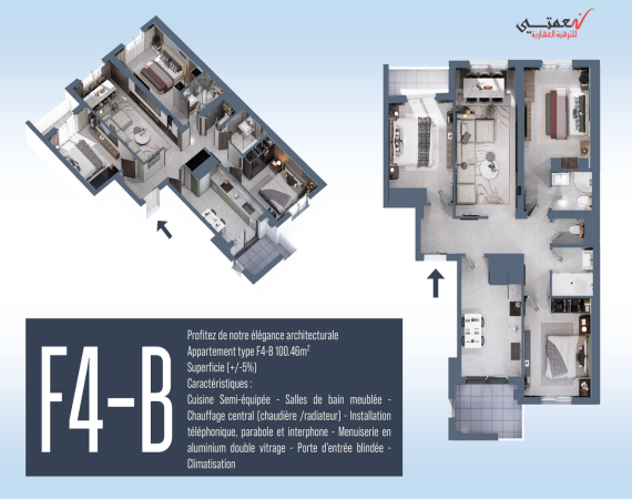 Appartement F4 (B)